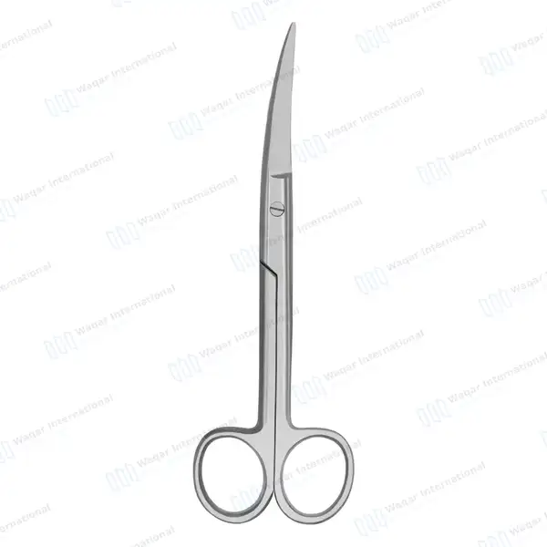 Operating Scissors 5.5″ Curved Sharp/Sharp Round Pattern - surgical instruments manufactured by Waqar International, Sialkot - view 5