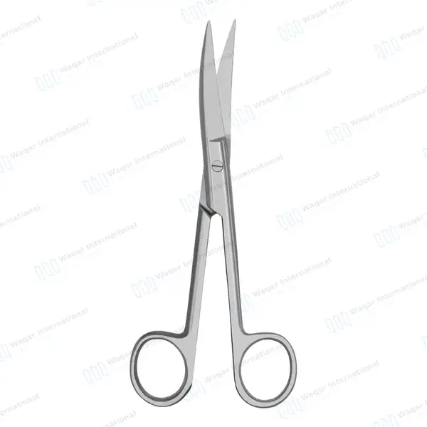 Operating Scissors 5.5″ Curved Sharp/Sharp Round Pattern - surgical instruments manufactured by Waqar International, Sialkot - view 6