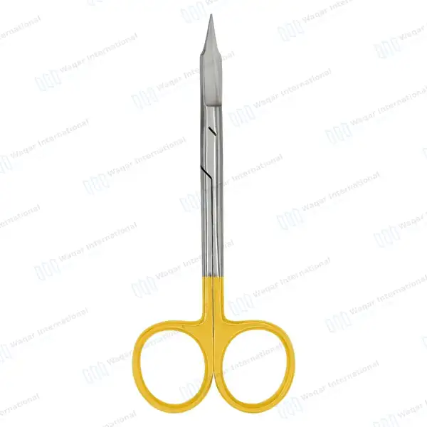 Goldman Fox TC Scissors 5″ (12.7cm) Curved - surgical instruments manufactured by Waqar International, Sialkot - view 8