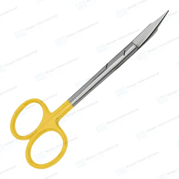Goldman Fox TC Scissors 5″ (12.7cm) Curved - surgical instruments manufactured by Waqar International, Sialkot - view 9