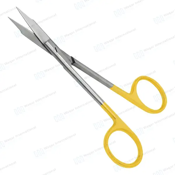 T/C Goldman Fox Scissors 5″ (12.7cm) Straight - surgical instruments manufactured by Waqar International, Sialkot - view 2
