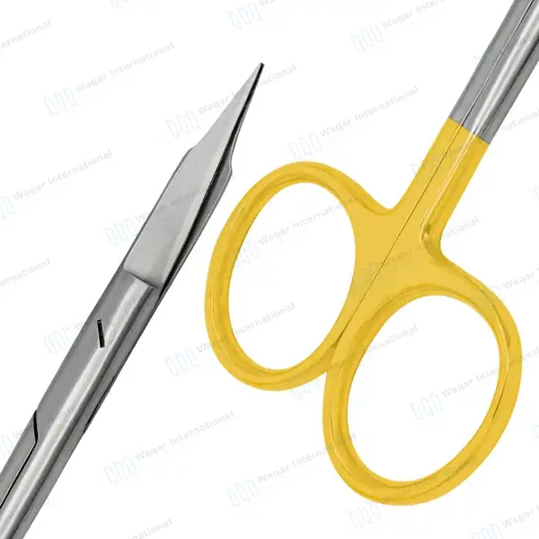 T/C Goldman Fox Scissors 5″ (12.7cm) Straight - surgical instruments manufactured by Waqar International, Sialkot - view 6