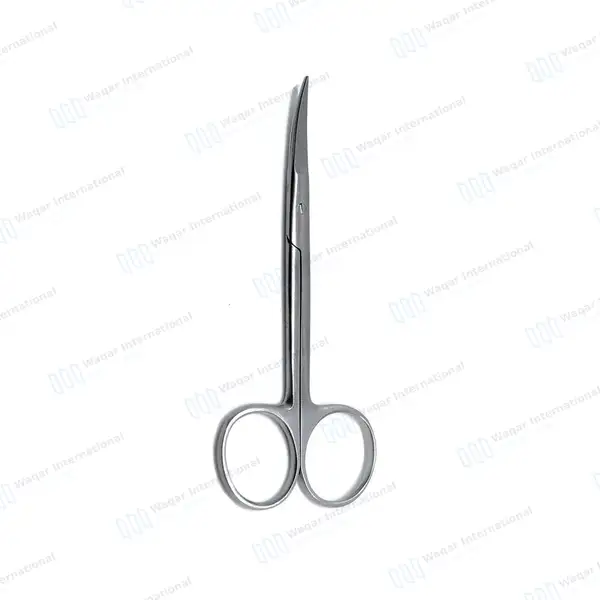 Iris Scissors 3.5″ Curved Surgical Dental - surgical instruments manufactured by Waqar International, Sialkot - view 2