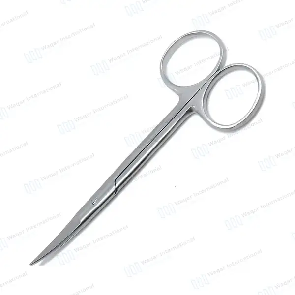 2 Iris Scissors 3.5″ Curved Surgical Dental - surgical instruments manufactured by Waqar International, Sialkot - view 4