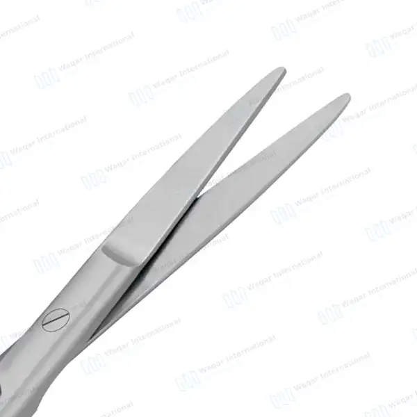 Iris Scissors Straight 3.5″ Round Pattern - surgical instruments manufactured by Waqar International, Sialkot - view 2