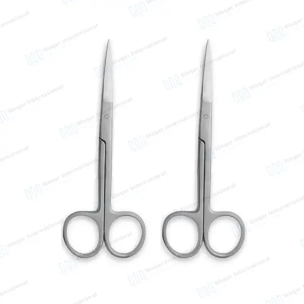 2 Iris Scissors 3.5″ Straight - surgical instruments manufactured by Waqar International, Sialkot - view 2