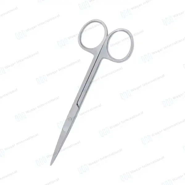 2 Iris Scissors 3.5″ Straight - surgical instruments manufactured by Waqar International, Sialkot - view 4