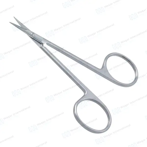 10 Iris Scissors 3.5″ Straight Surgical Dental - surgical instruments manufactured by Waqar International, Sialkot - view 4