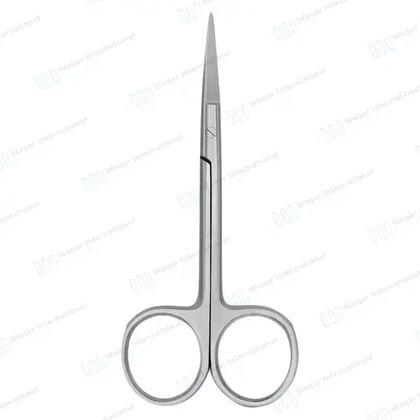 Iris Scissors 4.5″ Straight Round Pattern - surgical instruments manufactured by Waqar International, Sialkot - view 7