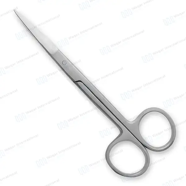 2 Iris Scissors 4.5″ Straight Surgical Dental - surgical instruments manufactured by Waqar International, Sialkot - view 2