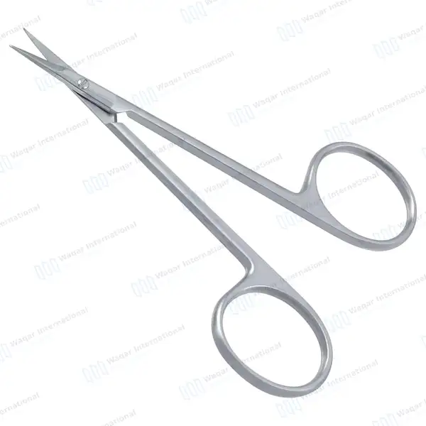 2 Iris Scissors 4.5″ Straight Surgical Dental - surgical instruments manufactured by Waqar International, Sialkot - view 5