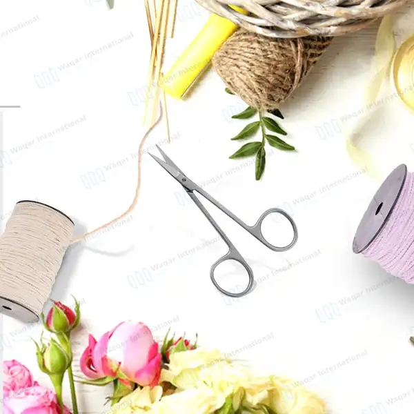2 Iris Scissors 4.5″ Straight Surgical Dental - surgical instruments manufactured by Waqar International, Sialkot - view 9