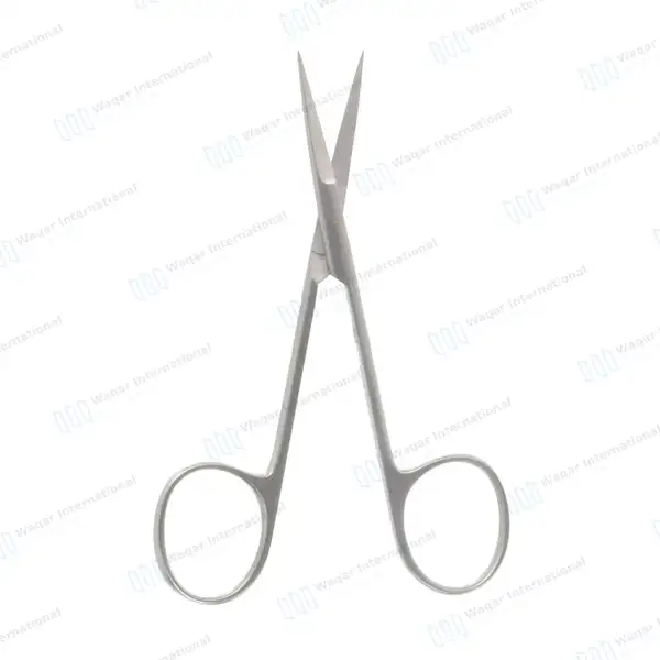 Iris Scissors 4.5″ Straight Delicate - surgical instruments manufactured by Waqar International, Sialkot - view 2