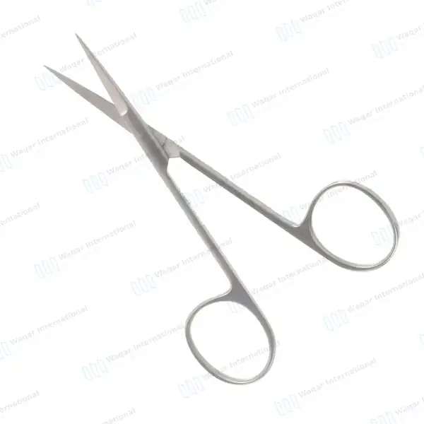 Iris Scissors 4.5″ Straight Delicate - surgical instruments manufactured by Waqar International, Sialkot - view 3