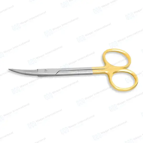 TC Iris Scissors 4.5″ Curved - surgical instruments manufactured by Waqar International, Sialkot - view 3