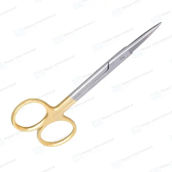 TC Iris Scissor 4.5″ Straight - surgical instruments manufactured by Waqar International, Sialkot - view 2