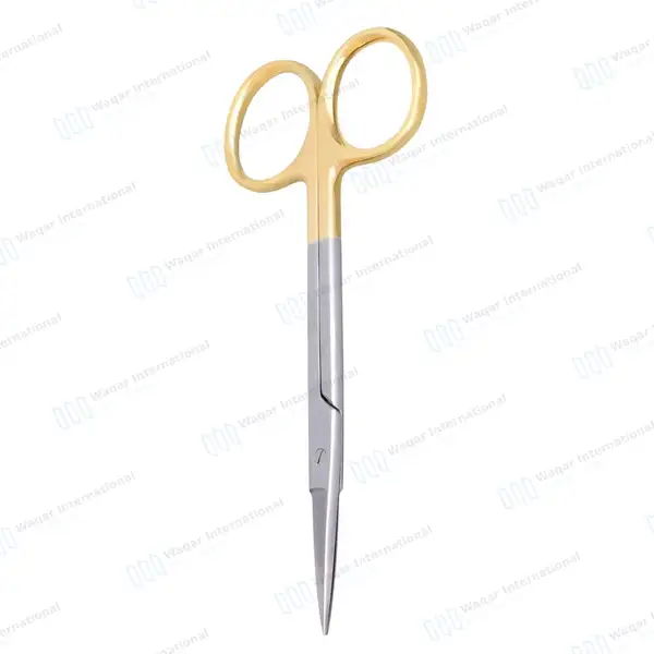 TC Iris Scissor 4.5″ Straight - surgical instruments manufactured by Waqar International, Sialkot - view 5