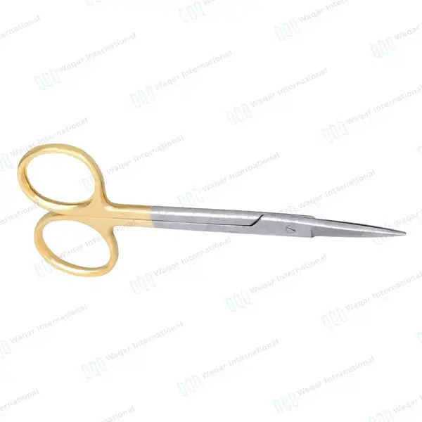 TC Iris Scissor 4.5″ Straight - surgical instruments manufactured by Waqar International, Sialkot - view 6