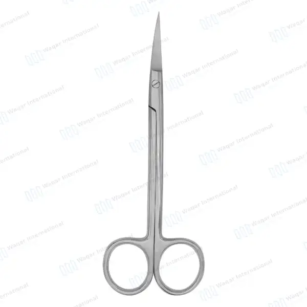 LaGrange Scissors 4.5″ Double Curved - surgical instruments manufactured by Waqar International, Sialkot - view 6