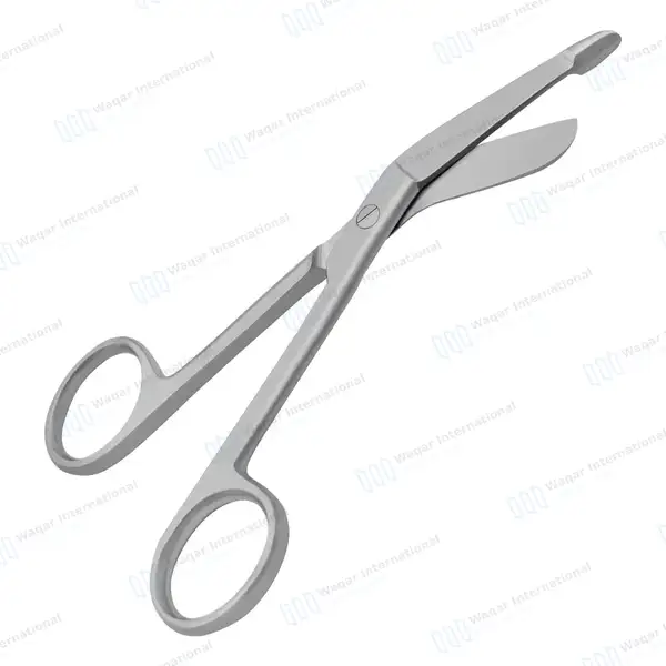 Lister Bandage Scissors 4.5″ Round Pattern - surgical instruments manufactured by Waqar International, Sialkot - view 2