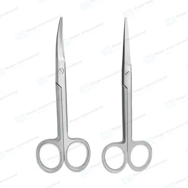 2 Mayo Dissecting Scissors Set 5.5″ (14cm) Straight & Curved - surgical instruments manufactured by Waqar International, Sialkot - view 9