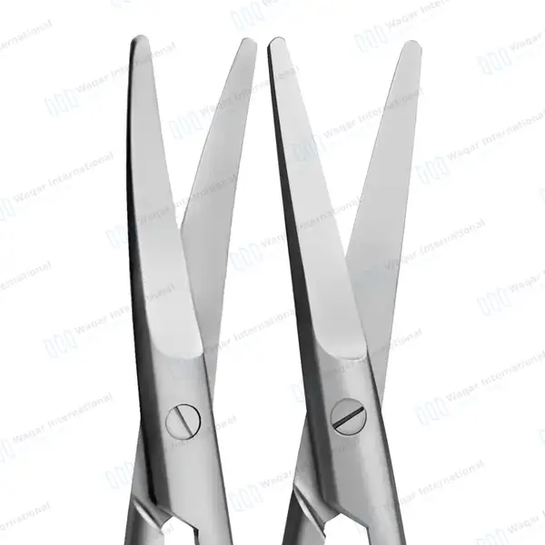 2 Mayo Dissecting Scissors Set 6.75″ (17.1cm) Straight & Curved - surgical instruments manufactured by Waqar International, Sialkot - view 2