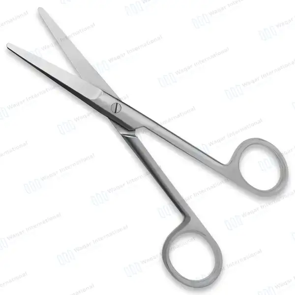 2 Mayo Dissecting Scissors Set 6.75″ (17.1cm) Straight & Curved - surgical instruments manufactured by Waqar International, Sialkot - view 4