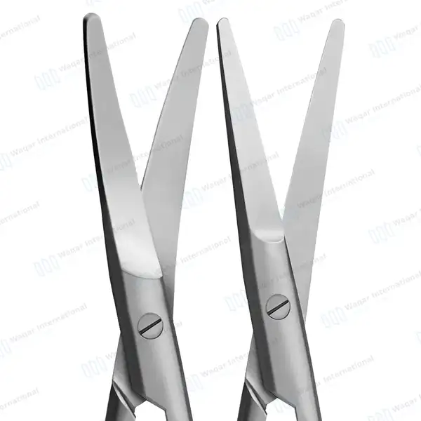 2 Mayo Dissecting Scissors Set 9″ (22.9cm) Straight & Curved - surgical instruments manufactured by Waqar International, Sialkot - view 2