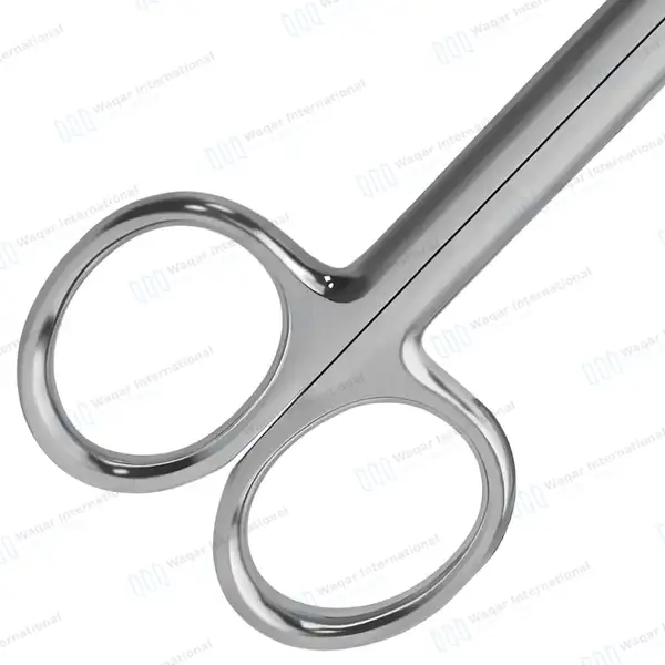 2 Mayo Scissors 8″ (20.3cm) Straight & Curved Surgical Dental Veterinary - surgical instruments manufactured by Waqar International, Sialkot - view 8