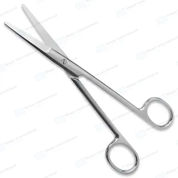 2 Mayo Dissecting Scissors Set 11″ (27.9cm) Straight & Curved - surgical instruments manufactured by Waqar International, Sialkot - view 4