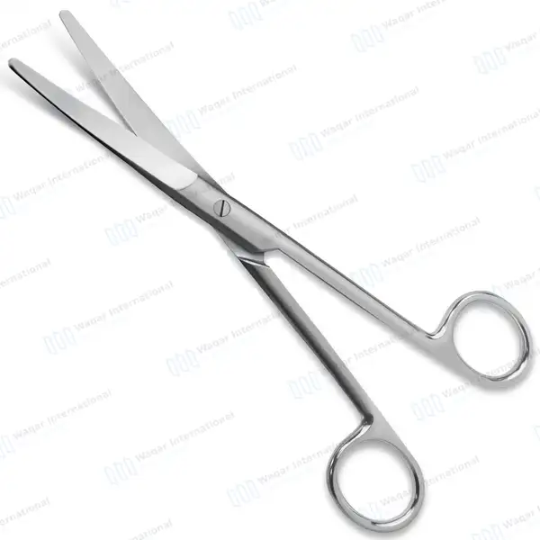 2 Mayo Dissecting Scissors Set 11″ (27.9cm) Straight & Curved - surgical instruments manufactured by Waqar International, Sialkot - view 5