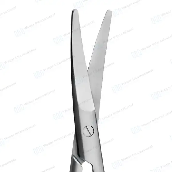 5 Pcs Mayo Scissors Curved Set 5.5″, 6.75″, 8″, 9″ & 11″ - surgical instruments manufactured by Waqar International, Sialkot - view 4