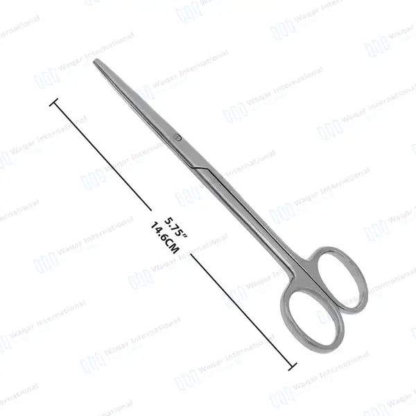 Metzenbaum Scissors 5.75″ Straight Surgical Veterinary - surgical instruments manufactured by Waqar International, Sialkot - view 3