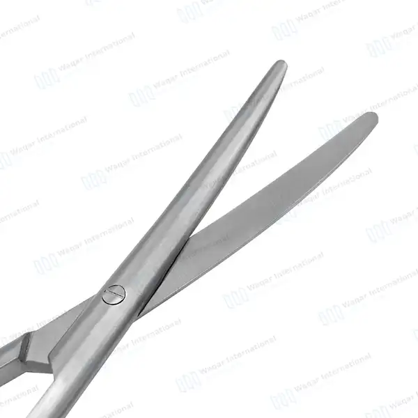 2 Pcs Metzenbaum Scissors Set 8″ Straight + Curved - surgical instruments manufactured by Waqar International, Sialkot - view 3