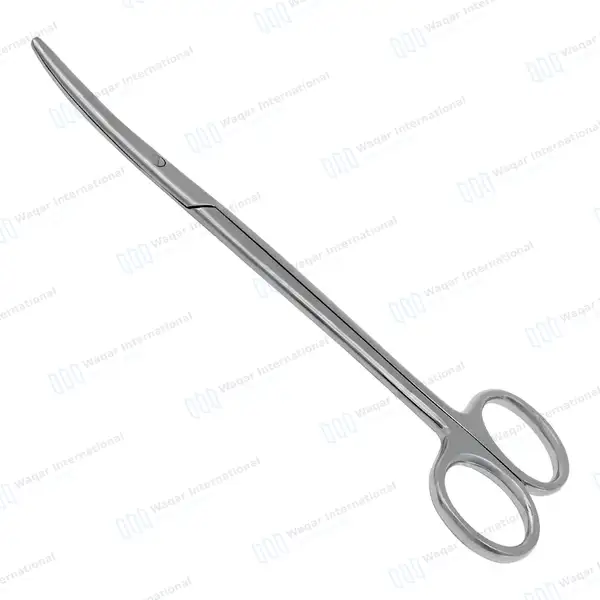 2 Pcs Metzenbaum Scissors Set 8″ Straight + Curved - surgical instruments manufactured by Waqar International, Sialkot - view 5
