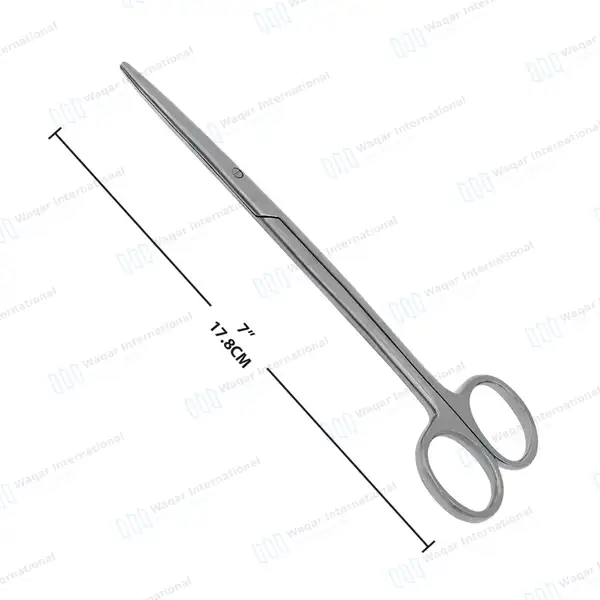 Metzenbaum Scissors 7″ Straight Surgical Veterinary - surgical instruments manufactured by Waqar International, Sialkot - view 3