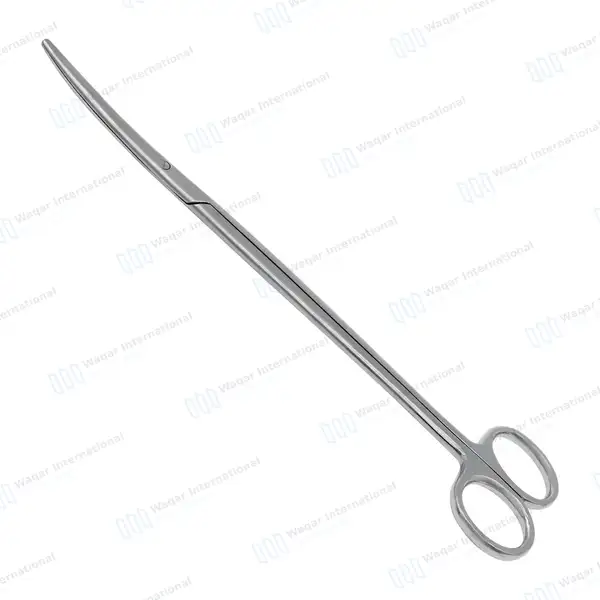 Metzenbaum Scissors 9″ Curved Blunt Tips - surgical instruments manufactured by Waqar International, Sialkot - view 4