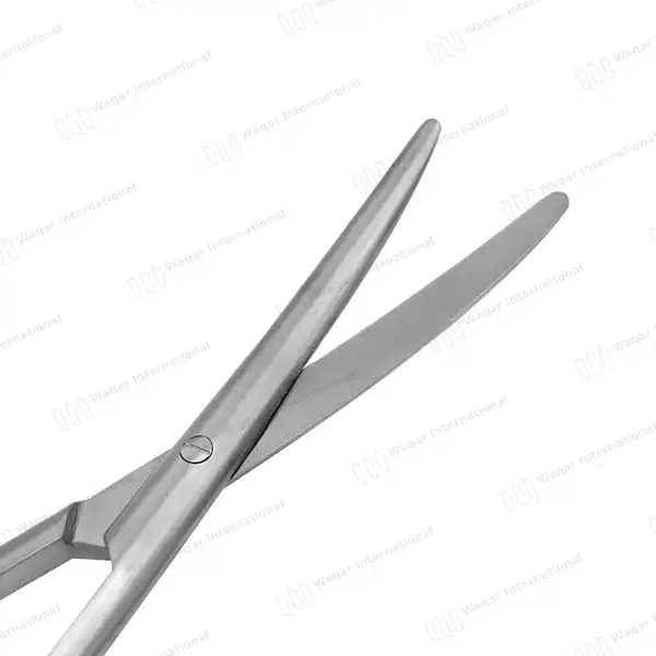 Strabismus Scissors 4.5″ Curved Blunt Tips - surgical instruments manufactured by Waqar International, Sialkot - view 2