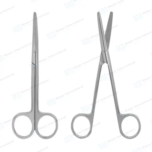 Strabismus Scissors 4.5″ Curved Blunt Tips - surgical instruments manufactured by Waqar International, Sialkot - view 7