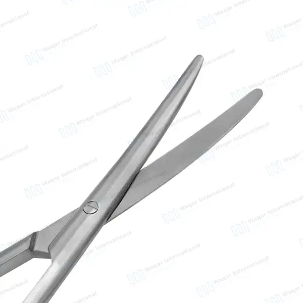 2 Pcs Strabismus Scissors Set 4.5″ Straight & Curved Blunt Tips - surgical instruments manufactured by Waqar International, Sialkot - view 3