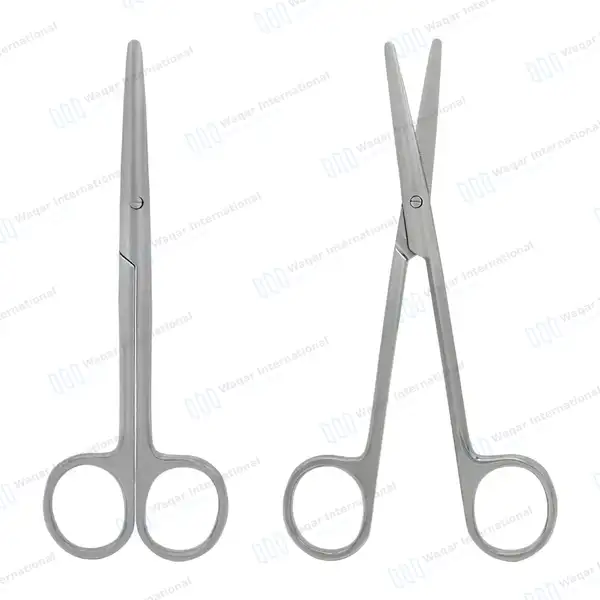 Strabismus Scissors 4.5″ Straight Blunt Tips - surgical instruments manufactured by Waqar International, Sialkot - view 7