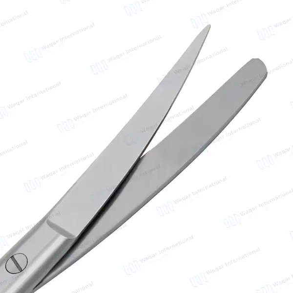 Operating Scissors 6.5″ Sharp/Blunt Curved Round Pattern - surgical instruments manufactured by Waqar International, Sialkot - view 2
