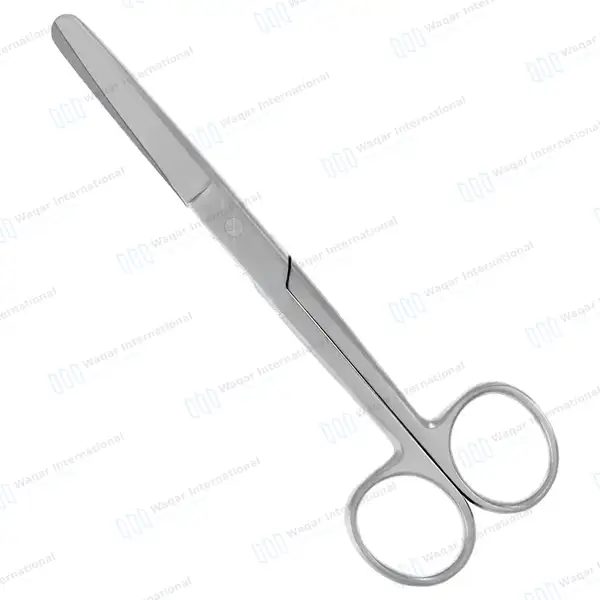 Dog Ear Cropping Scissors 5.5″ Straight Blunt/Blunt Blades - veterinary instruments manufactured by Waqar International, Sialkot - view 8