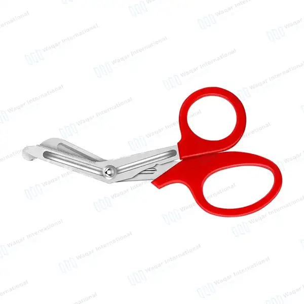 Red EMT/EMS Utility 5.5″ Paramedic Bandage Scissors - surgical instruments manufactured by Waqar International, Sialkot - view 7