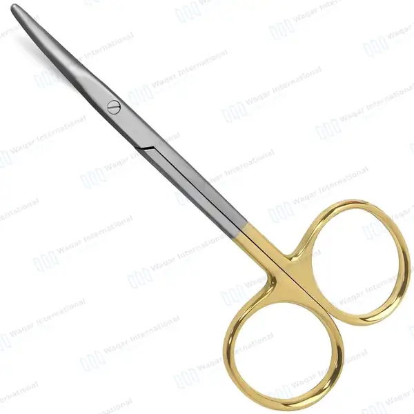 TC Baby Metzenbaum Scissors 4″ Curved - surgical instruments manufactured by Waqar International, Sialkot - view 2