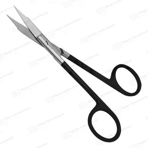 SuperCut Goldman Fox Scissor Curved 5″ Dental Surgical Instrument - surgical instruments manufactured by Waqar International, Sialkot - view 2