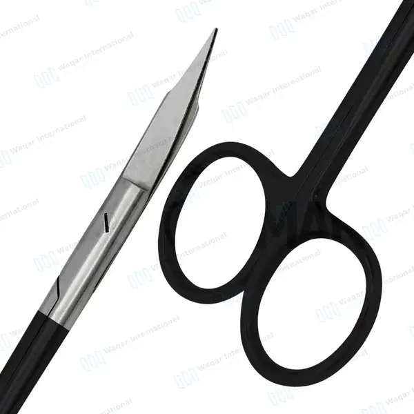 SuperCut Goldman Fox Scissor Curved 5″ Dental Surgical Instrument - surgical instruments manufactured by Waqar International, Sialkot - view 5