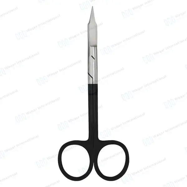 SuperCut Goldman Fox Scissor Curved 5″ Dental Surgical Instrument - surgical instruments manufactured by Waqar International, Sialkot - view 7