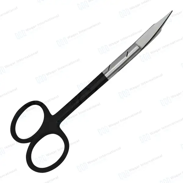 SuperCut Goldman Fox Scissor Curved 5″ Dental Surgical Instrument - surgical instruments manufactured by Waqar International, Sialkot - view 8