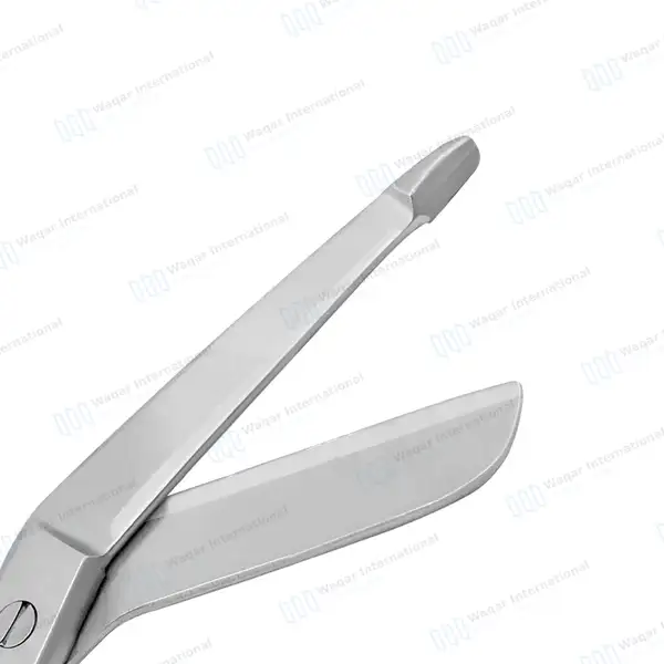 TC Lister Bandage Scissors 3.5″ - surgical instruments manufactured by Waqar International, Sialkot - view 2